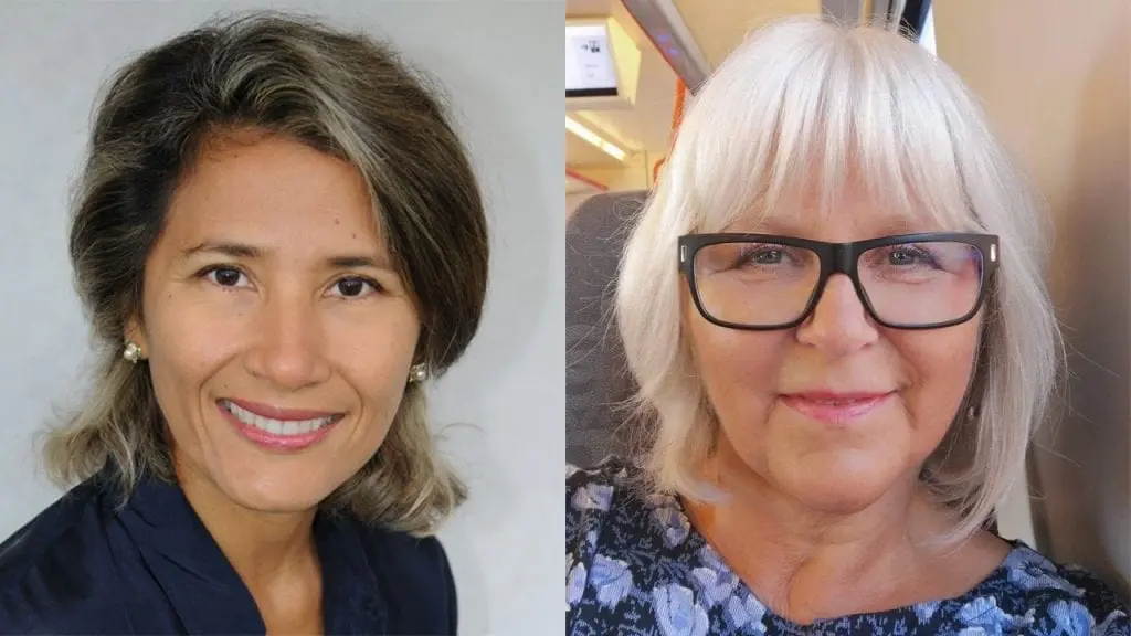 Forsker Ruby Del Risco Kollerud og kreftkoordinator Nina Martinsen